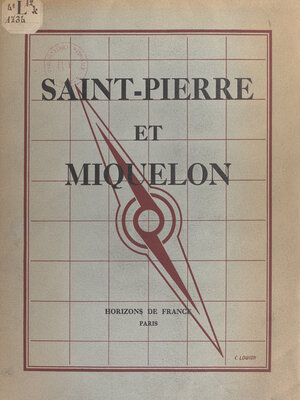 cover image of Saint-Pierre-et-Miquelon
